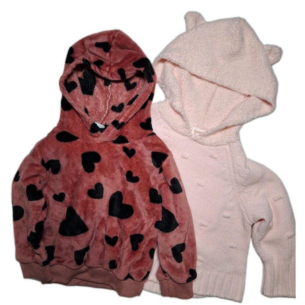 Jackets 2T-3T Set of 2 Toddler Girls Pullover Style Jackets Excellent Condition